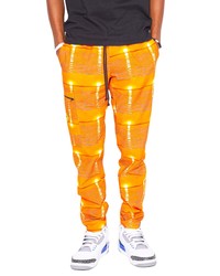 Skidz Zip Stash Sunrise Cotton Pants In Orange At Nordstrom