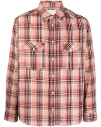 MARANT Check Pattern Cotton Blend Shirt