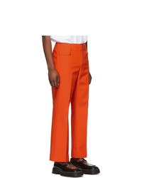 Acne Studios Orange Jabir Trousers