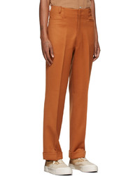 Factor's Orange Twill Tailored Pants