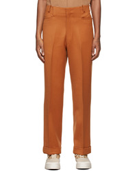 Factor's Orange Twill Tailored Pants