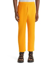 Homme Plissé Issey Miyake Pleated Pants In Apricot Orange At Nordstrom