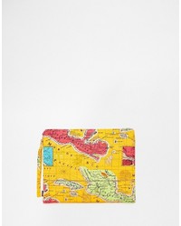 Echo Pouch Clutch Bag With Map Of Mexico
