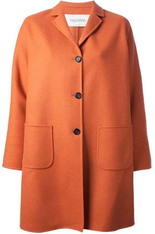 Valentino Single Breasted Coat 2933 Lookastic 9530