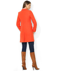 Lauren Ralph Lauren Wool Blend Walker Coat
