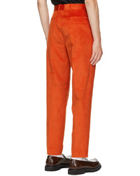 Paul Smith Orange Corduroy Trousers