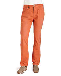 Orange Corduroy Jeans