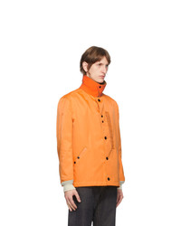 Junya Watanabe Orange Twill And Corduroy Jacket