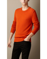 Burberry Elbow Patch Cashmere Sweater