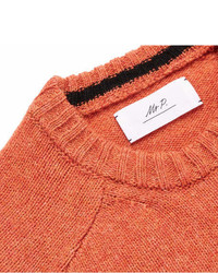 Mr P Mlange Shetland Wool Sweater