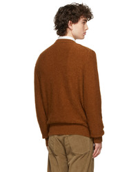 Doppiaa Orange Aappio Crewneck Sweater