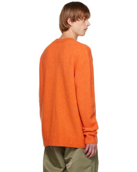 Dries Van Noten Orange Crewneck Sweater