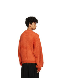 Fumito Ganryu Orange Dolman Sleeve Sweater