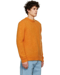 Cmmn Swdn Orange Sigge Mohair Sweater