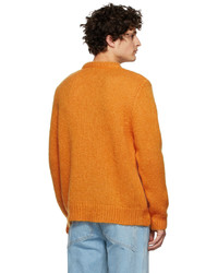 Cmmn Swdn Orange Sigge Mohair Sweater