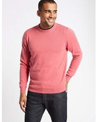 Marks and Spencer Pure Cotton Crew Neck Jumper