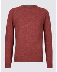 Marks and Spencer Pure Lambswool Crew Neck Jumper