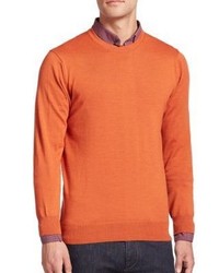 Saks Fifth Avenue Collection Merino Wool Crewneck Sweater