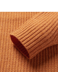 Folk Signal Ribbed Wool Sweater
