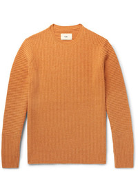 Folk Signal Ribbed Wool Sweater