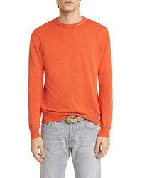 Eleventy Slim Fit Cotton Crewneck Sweater