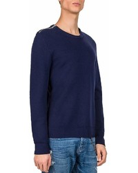 The Kooples Zip Shoulder Sweater