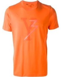 Orange Crew-neck T-shirt