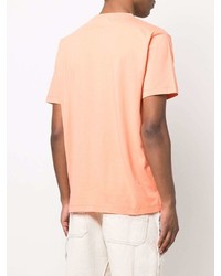 Marcelo Burlon County of Milan Cross Regular T Shirt Orange White