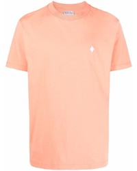 Marcelo Burlon County of Milan Cross Regular T Shirt Orange White