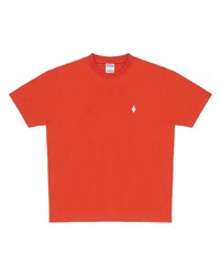 Marcelo Burlon County of Milan Cross Short Sleeve Cotton T Shirt