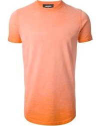 dsquared orange t shirt