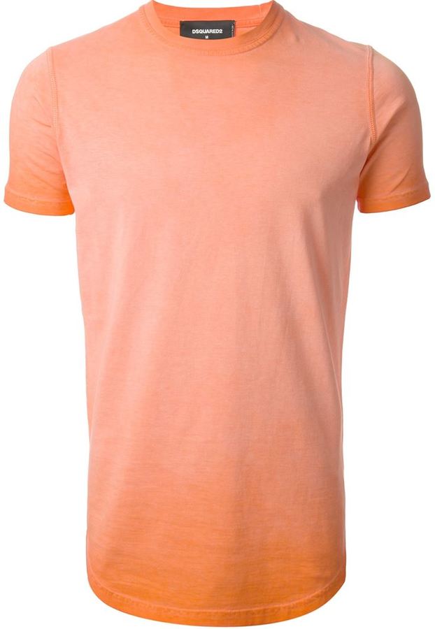 t shirt dsquared orange