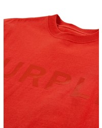 purple brand Graphic Logo Cotton T Shirt