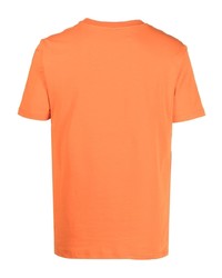 Moschino Logo Embossed Short Sleeve T Shirt