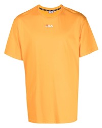 Fila Logo Embroidered Cotton T Shirt