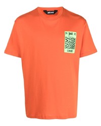 Just Cavalli Logo Patch Short Sleeve T Shirt