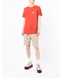 Stussy Logo Print T Shirt