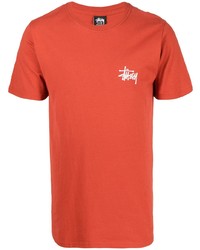 Stussy Logo Print T Shirt