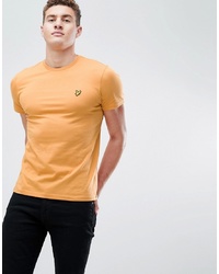 Lyle & Scott Logo T Shirt In Pale Orange