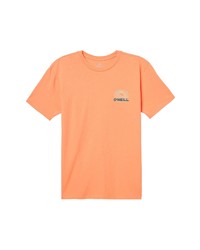 O'Neill New Day Cotton Graphic Tee In Cantaloupe At Nordstrom