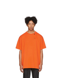 Off-White Orange And Black Abstract Arrows T Shirt