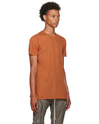 Rick Owens Orange Basic T Shirt