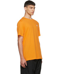 Nike Orange Cotton T Shirt