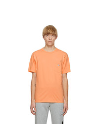 MAISON KITSUNÉ Orange Fox Patch T Shirt