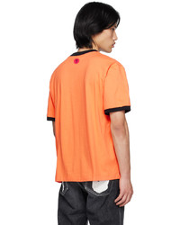 Icecream Orange Ic Sharks Ringer T Shirt