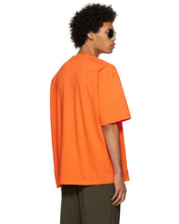 Balenciaga Orange Logo T Shirt