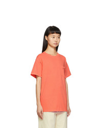 Noah NYC Orange Pocket T Shirt