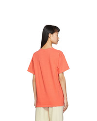 Noah NYC Orange Pocket T Shirt