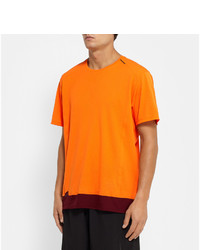 Soar Running Colour Block Mesh T Shirt