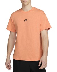 Nike Sportswear Embroidered Boxy T Shirt In Light Madder Rootblack At Nordstrom